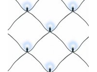 Vánoční osvětlení síť 120x130cm +trafo